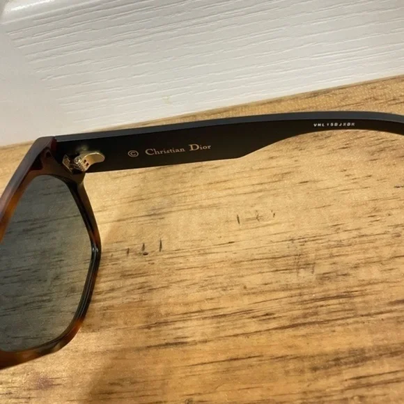DIOR DIORID1 57-16 145 Dark Havana Tortoise Sunglasses - Picture 8 of 16